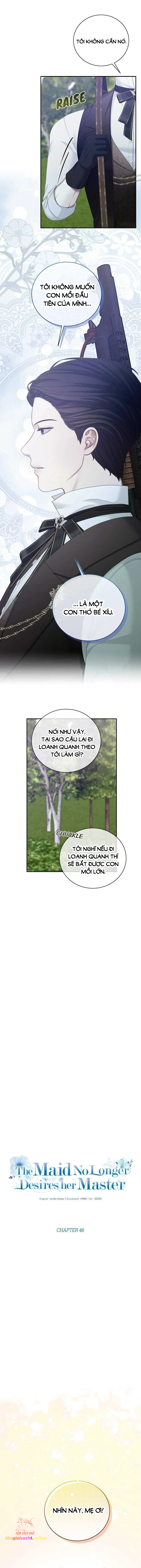 hầu nữ không còn thèm muốn chủ nhân nữa Chap 46 - Trang 2