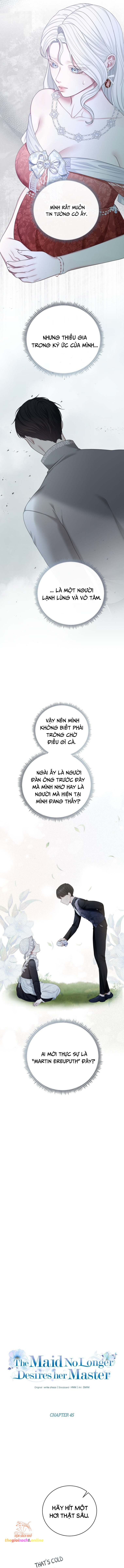 hầu nữ không còn thèm muốn chủ nhân nữa Chap 45 - Trang 2