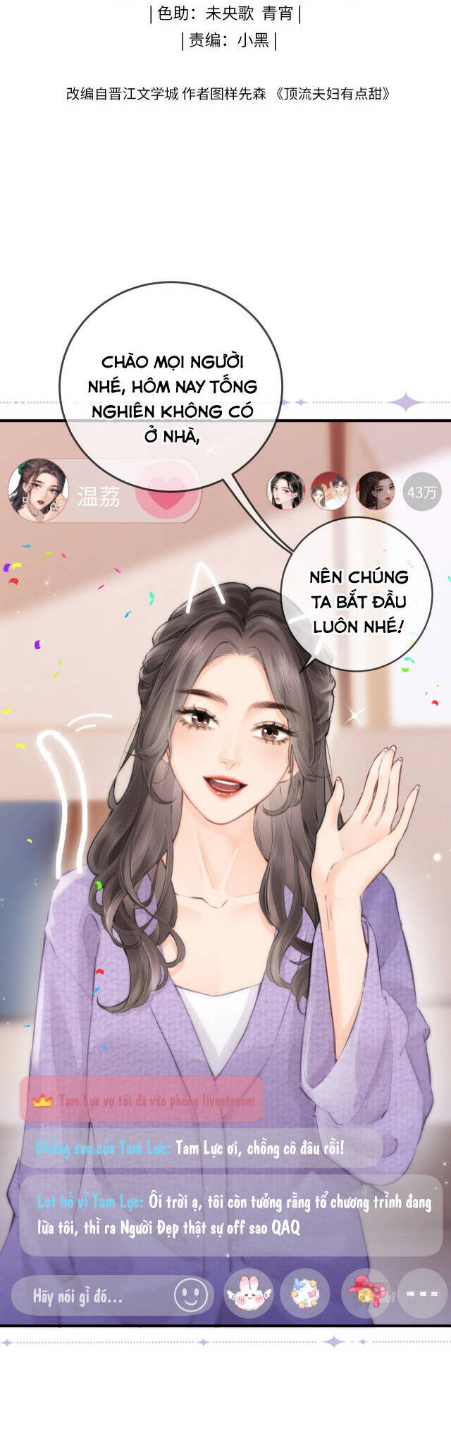 vợ chồng đỉnh lưu có chút ngọt ngào chapter 5 - Next Chapter 5.1