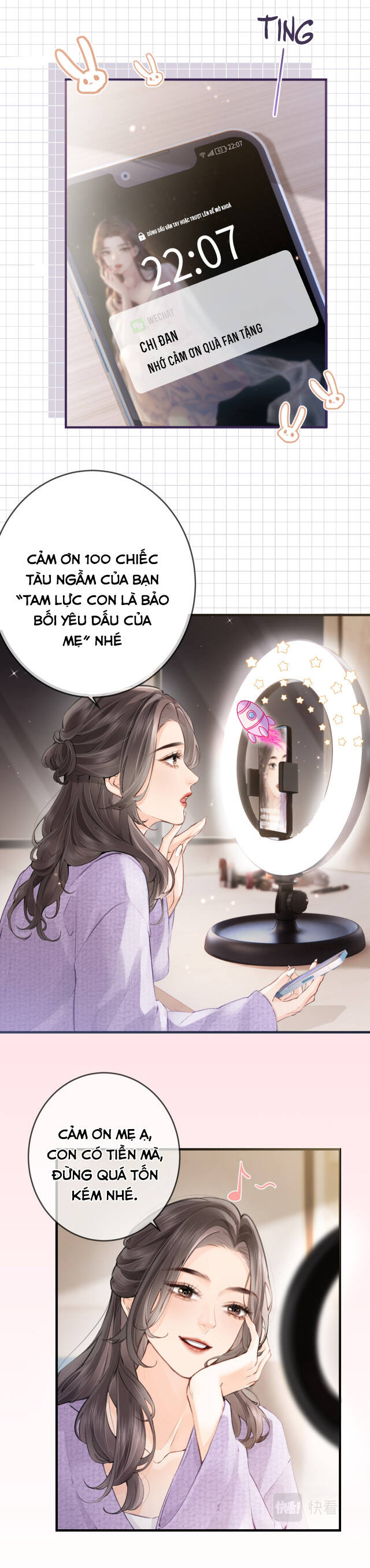 vợ chồng đỉnh lưu có chút ngọt ngào chapter 5 - Next Chapter 5.1