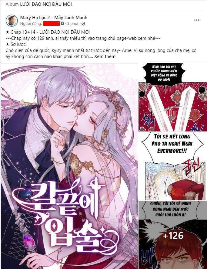 đôi môi trên lưỡi dao chapter 13 - Next chapter 14