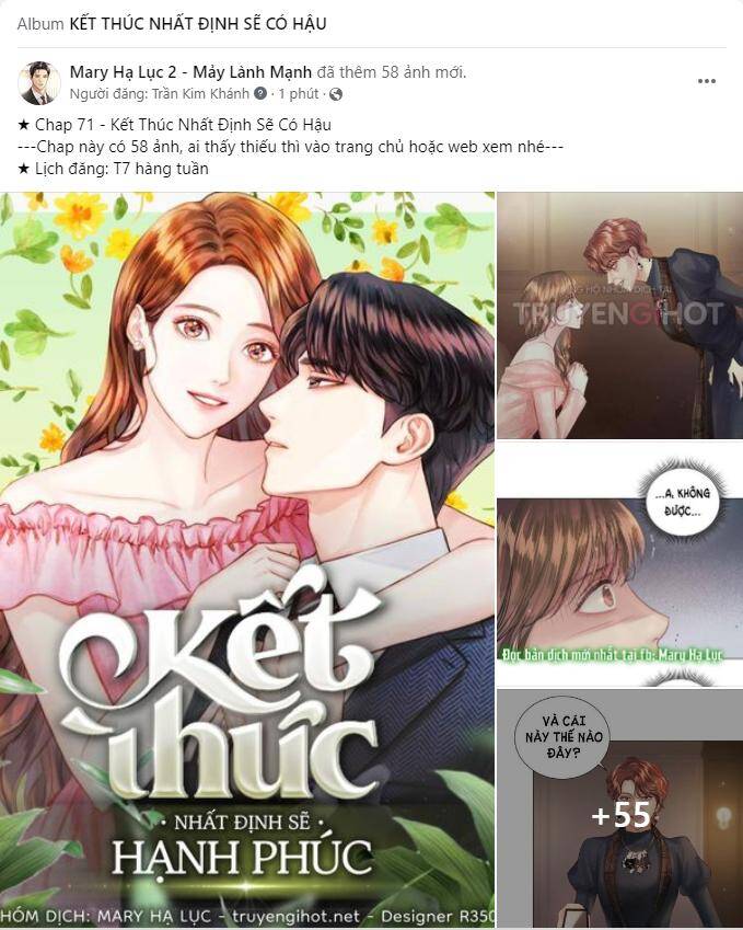 Kết Thúc Nhất Định Sẽ Có Hậu Chap 70.1 - Next Chapter 70.1