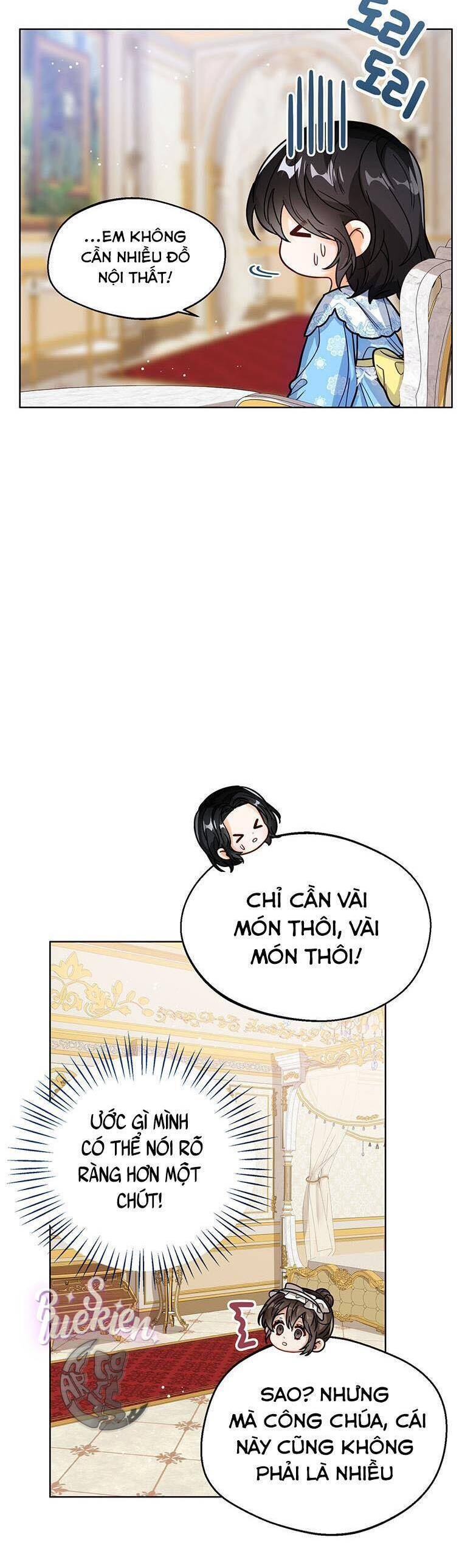 công chúa bé con nhìn vào cửa sổ trạng thái chapter 25 - Next chapter 26