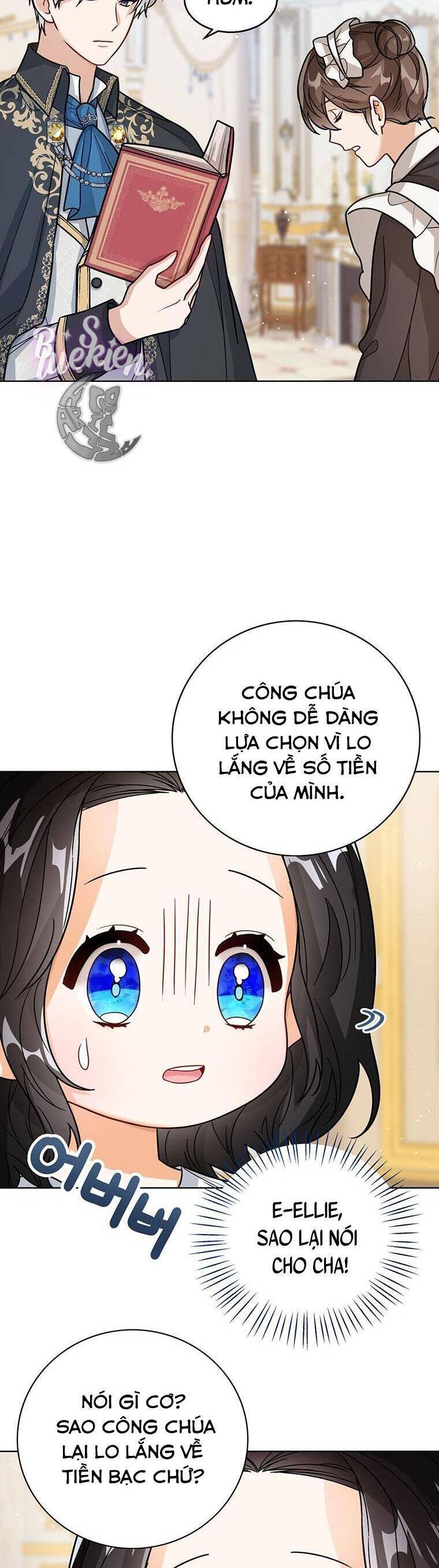 công chúa bé con nhìn vào cửa sổ trạng thái chapter 25 - Next chapter 26