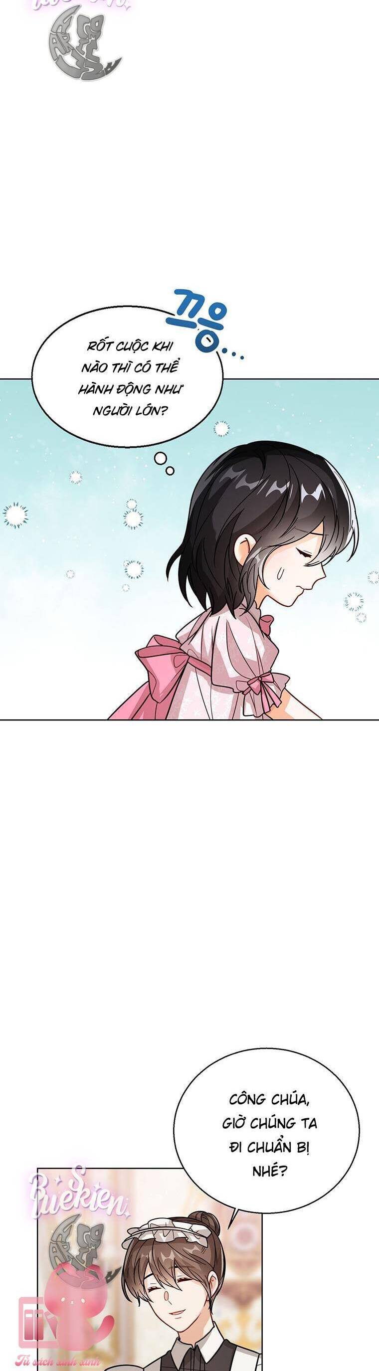 công chúa bé con nhìn vào cửa sổ trạng thái chapter 26 - Next chapter 27