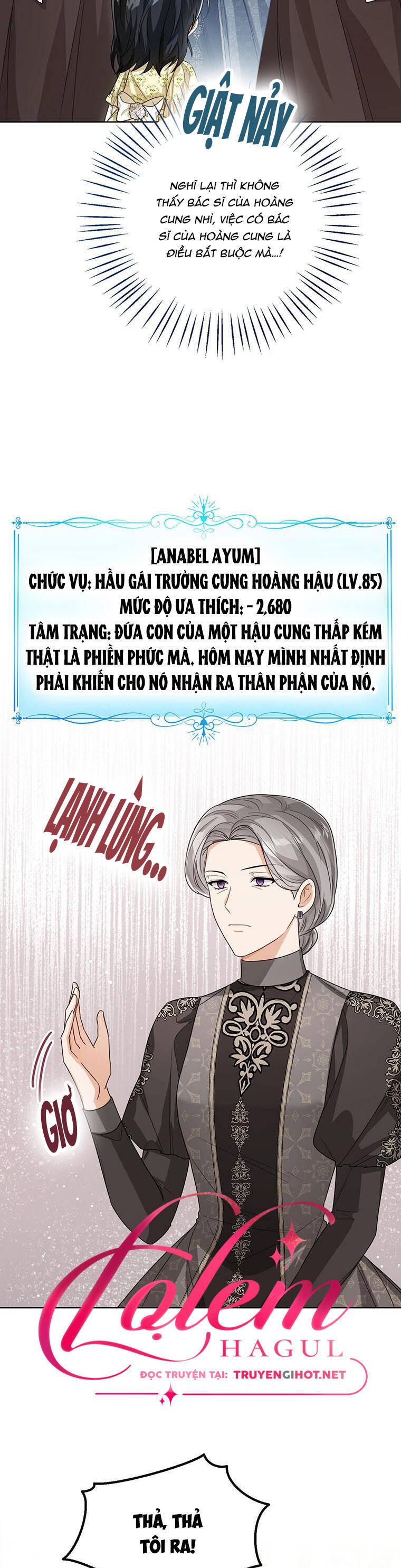 công chúa bé con nhìn vào cửa sổ trạng thái chapter 40 - Next chapter 41