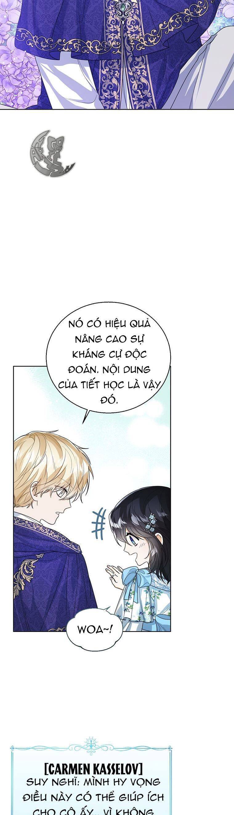 công chúa bé con nhìn vào cửa sổ trạng thái chapter 45 - Next chapter 46