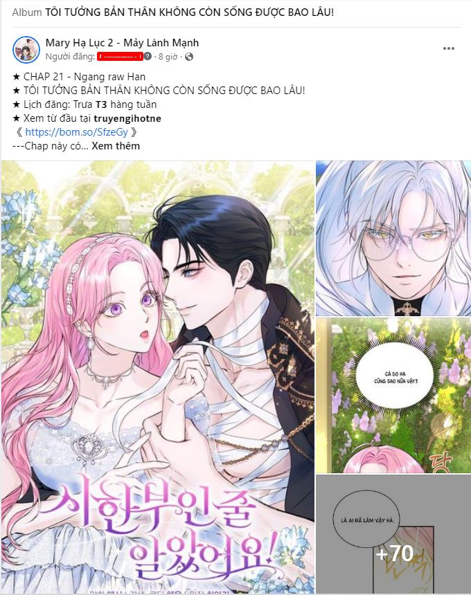 Tôi Tưởng Bản Thân Không Còn Sống Được Bao Lâu Chap 21.1 - Next Chap 22.2