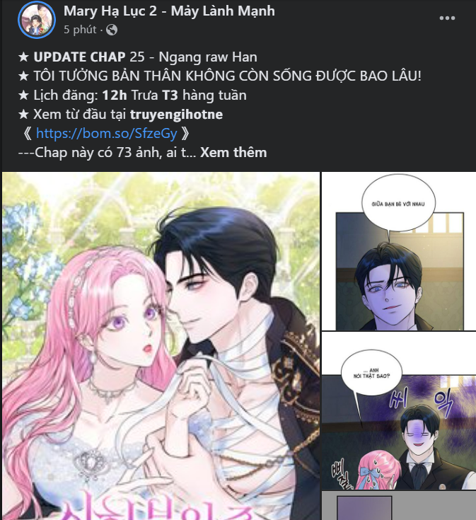 Tôi Tưởng Bản Thân Không Còn Sống Được Bao Lâu Chap 25.1 - Next Chap 26.2