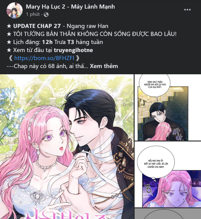 Tôi Tưởng Bản Thân Không Còn Sống Được Bao Lâu Chap 27.1 - Next Chap 28.2