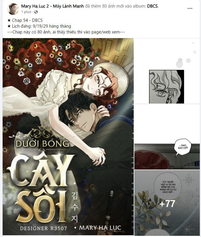 16+ Dưới Bóng Cây Sồi Chap 54.1 - Trang 2