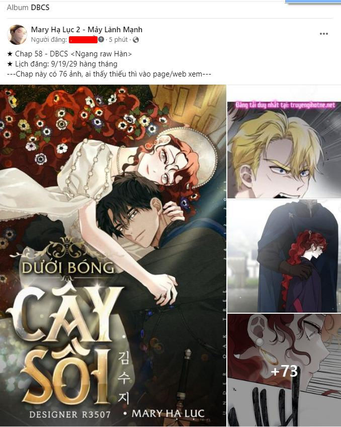 16+ Dưới Bóng Cây Sồi Chap 59.1 - Trang 2