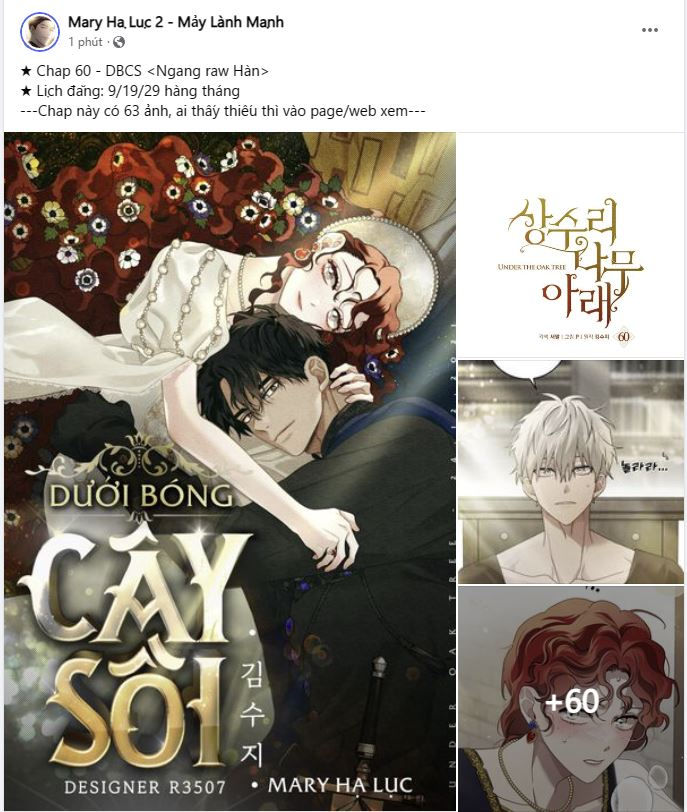 16+ Dưới Bóng Cây Sồi Chap 60.1 - Trang 2