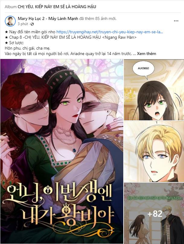 Chị Yêu, Kiếp Này Em Sẽ Là Hoàng Hậu Chap 8.1 - Next Chap 9.2