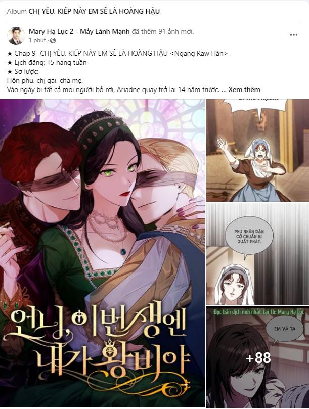 Chị Yêu, Kiếp Này Em Sẽ Là Hoàng Hậu Chap 9.1 - Next Chap 10.2