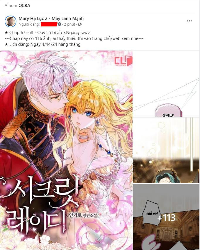 Quý Cô Bí Ẩn - Secret Lady Chap 67.1 - Trang 2