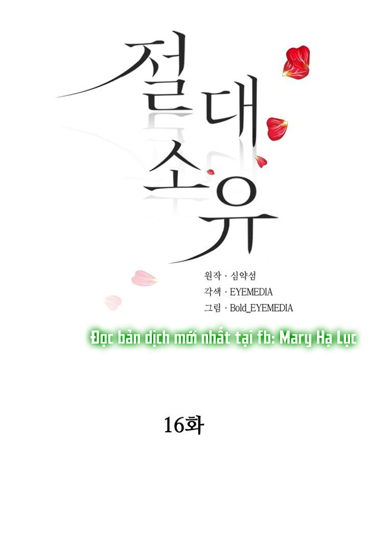 [18+] Tuyệt Đối Chiếm Hữu Chap 16.1 - Next Chap 17.2