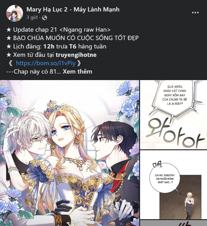 tôi muốn trở thành cô ấy dù chỉ là một ngày Chap 148.2 - Next Chap 148.1