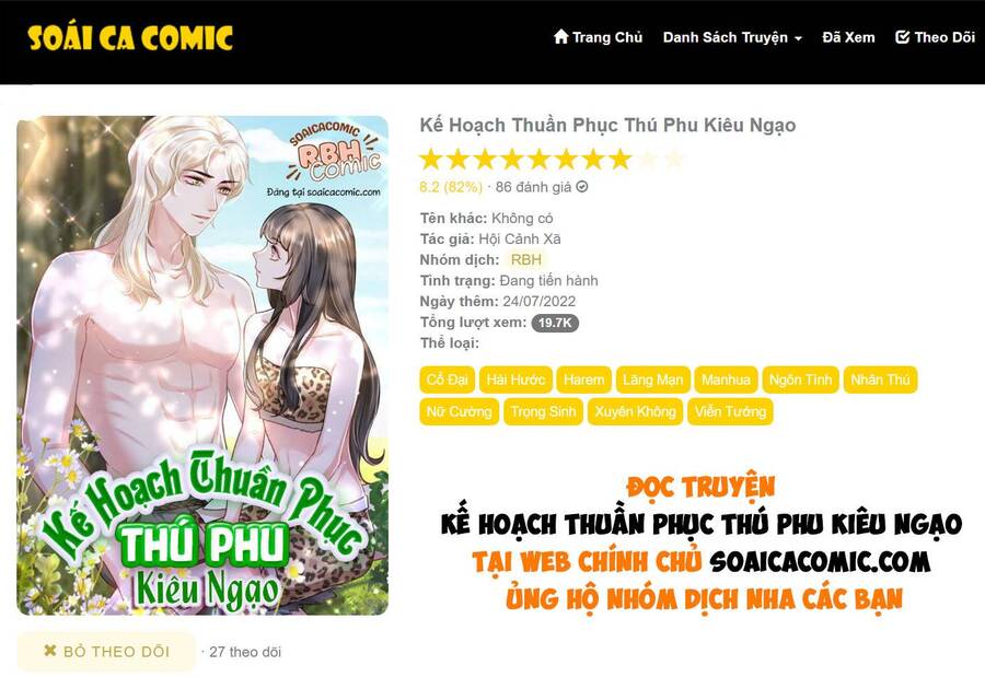 kế hoạch thuần phục thú phu kiêu ngạo chapter 18 - Trang 4