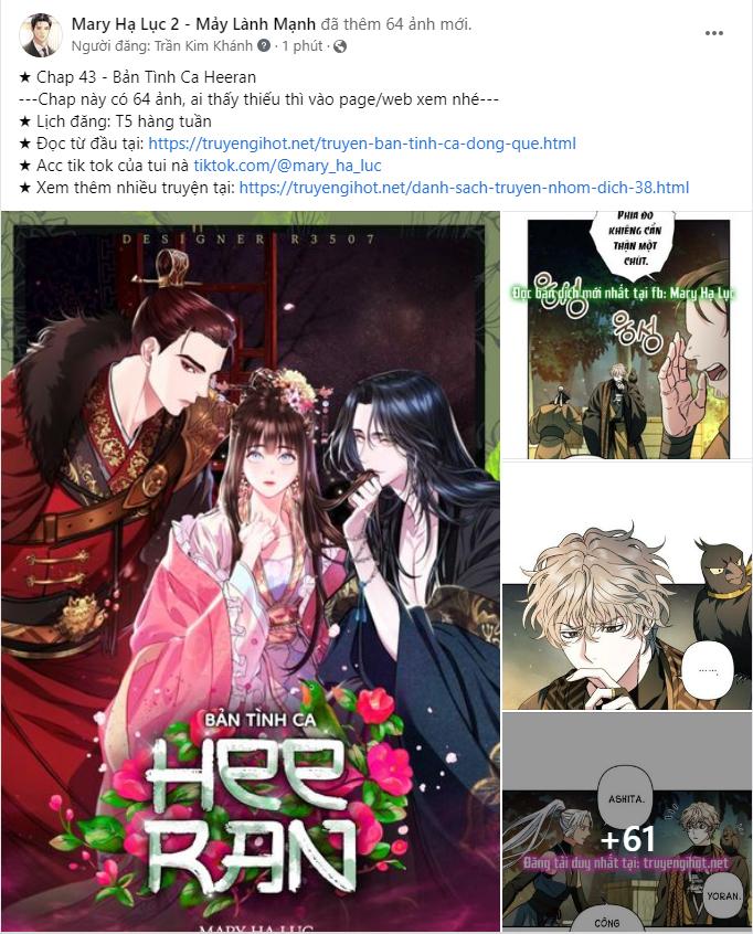 Bản Tình Ca Heeran Chap 43.1 - Next Chap 44.2