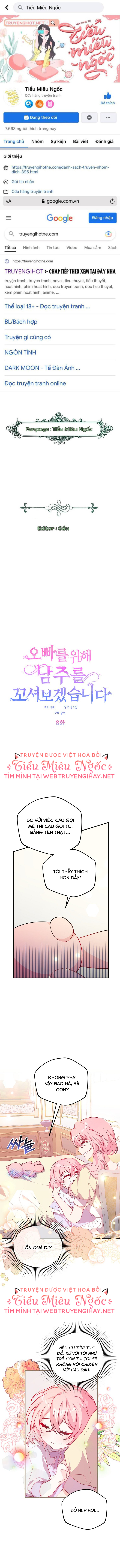 vì anh trai tôi sẽ quyến rũ nam chính chapter 8 - Next chapter 9