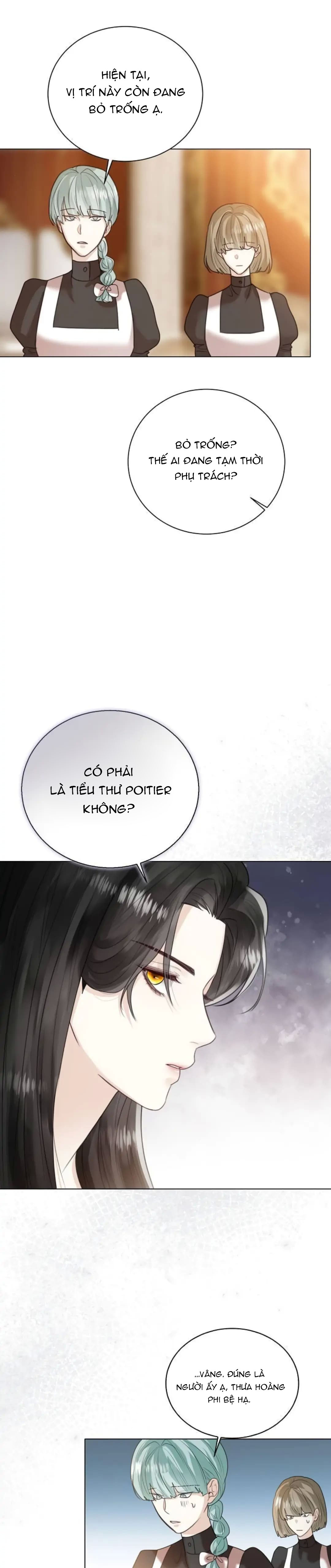 tôi sẽ từ bỏ vị trí hoàng hậu Chap 9.2 - Trang 2