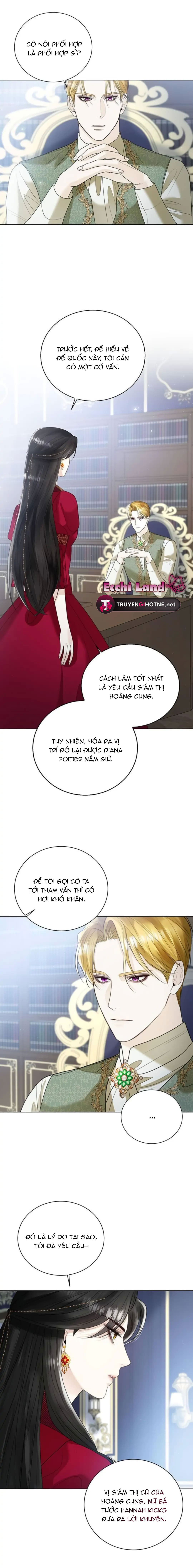 tôi sẽ từ bỏ vị trí hoàng hậu Chap 11.1 - Trang 2