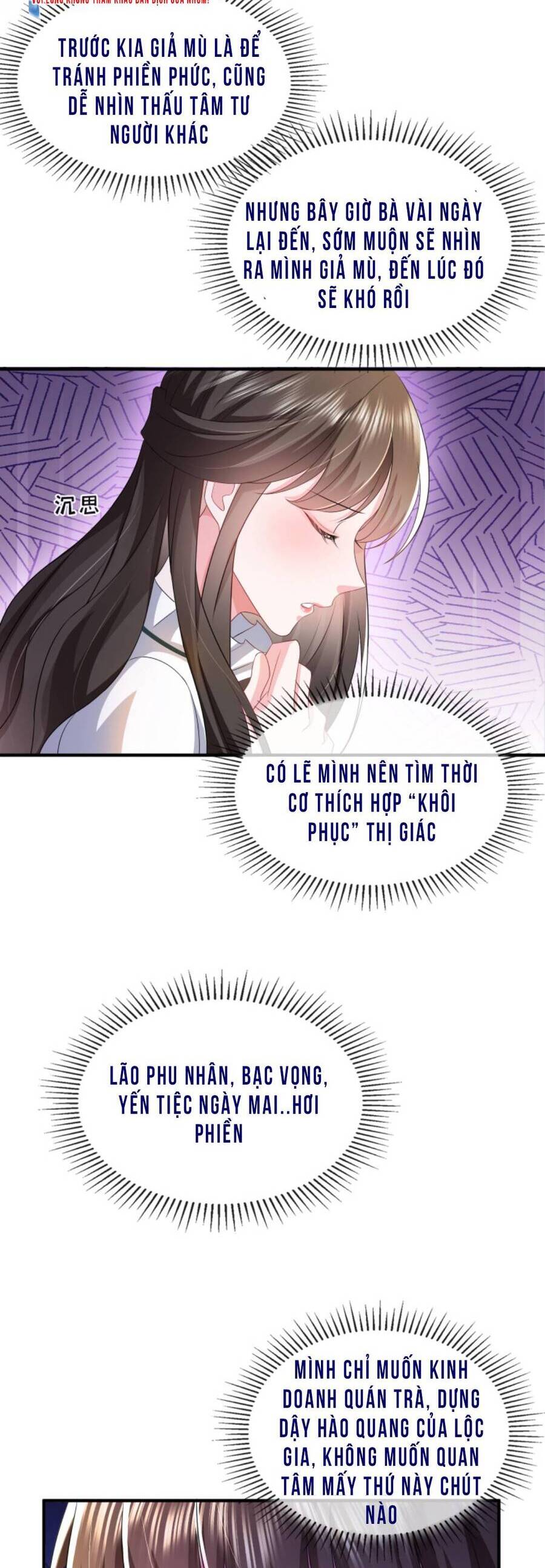 thiên kim mù phá sản và tổng tài diêm vương chapter 48 - Trang 5