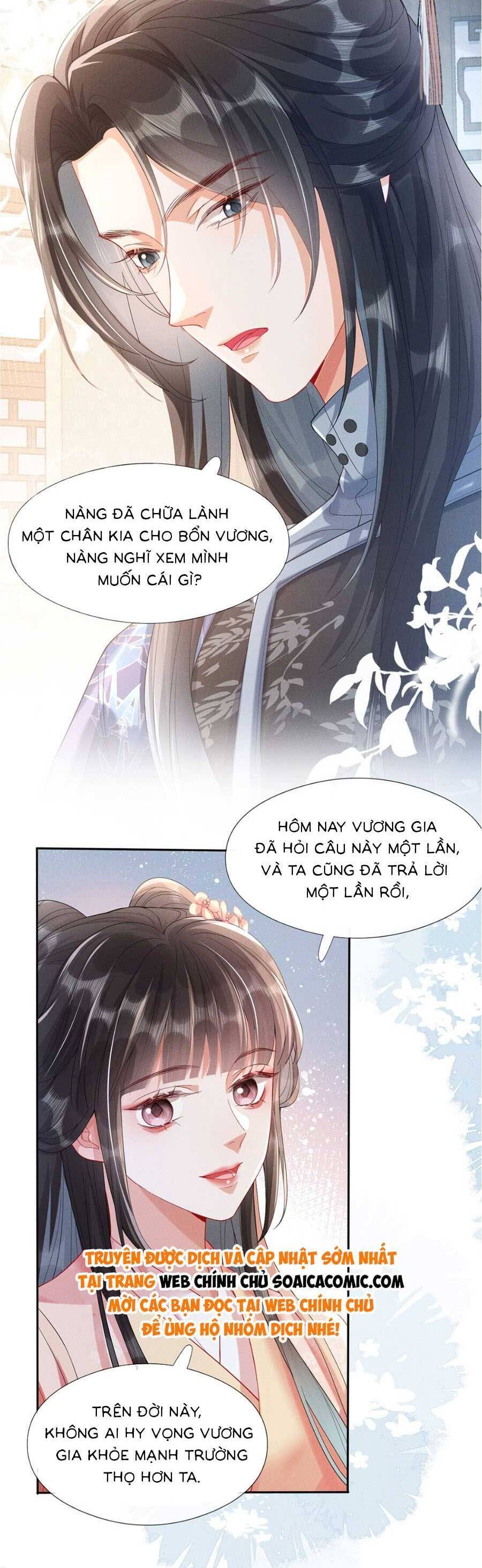 xuyên không về gả cho vương gia ốm yếu chapter 7 - Trang 4