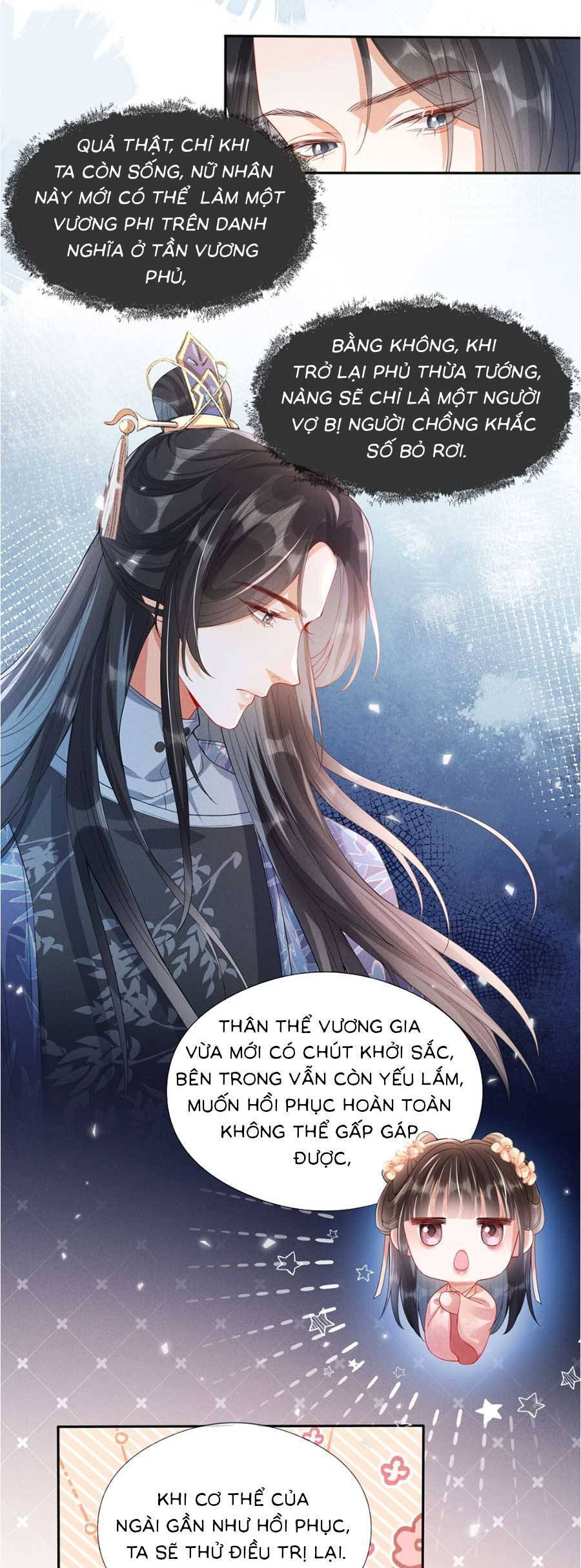 xuyên không về gả cho vương gia ốm yếu chapter 7 - Trang 4