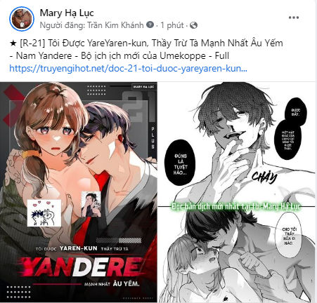 [21+] tôi được yaren-kun, thầy trừ tà yandere mạnh nhất âu yếm - nam yandere Chap 1.2 - Trang 2