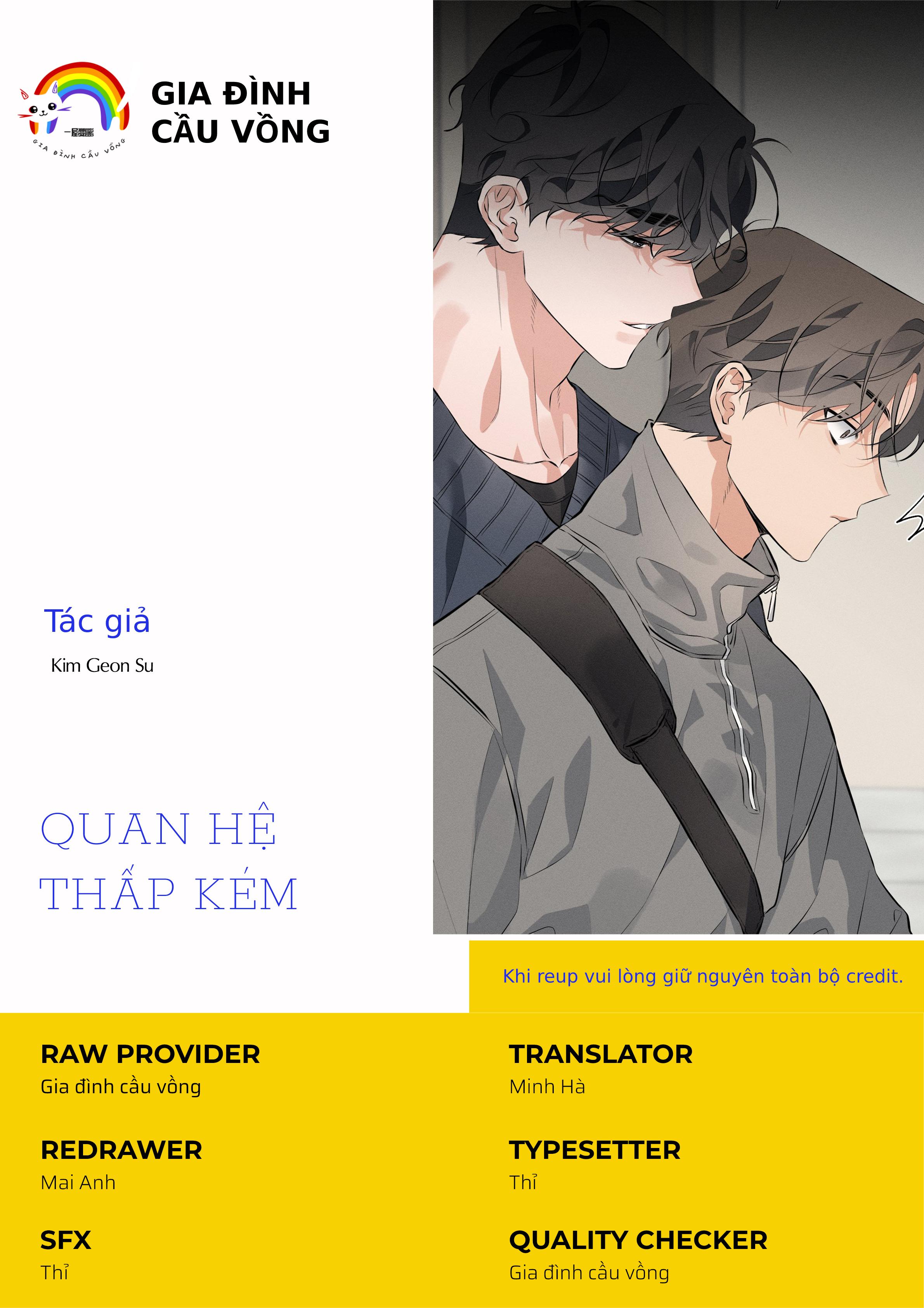 QUAN HỆ THẤP KÉM Chap 1 - Trang 2