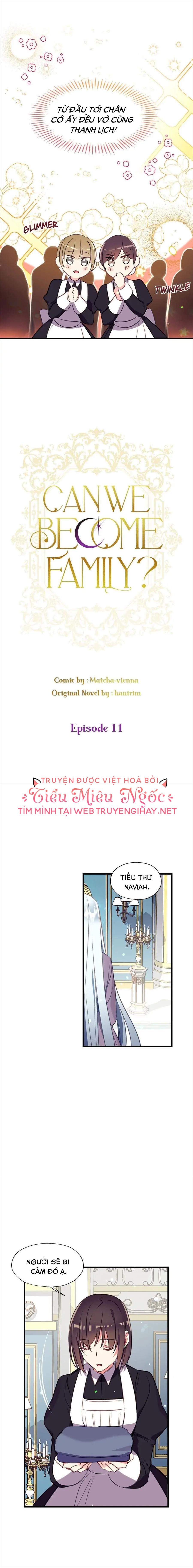 chúng ta có thể trở thành gia đình được không? Chap 11 - Next chương 12