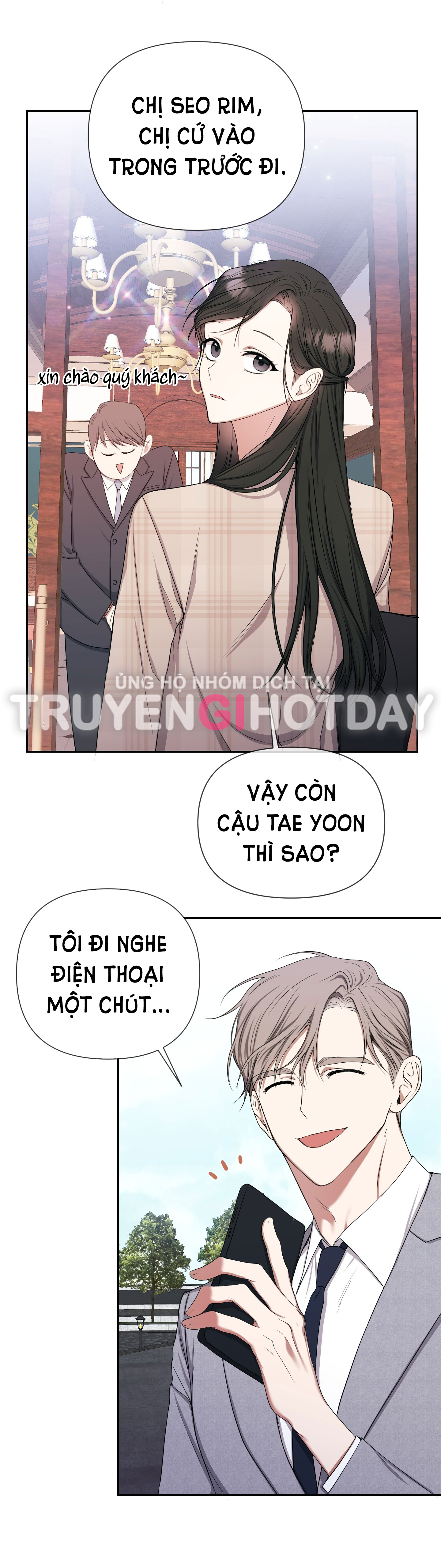 [18+] trưởng phòng, chị hãy ly hôn đi Chap 4.1 - Trang 2