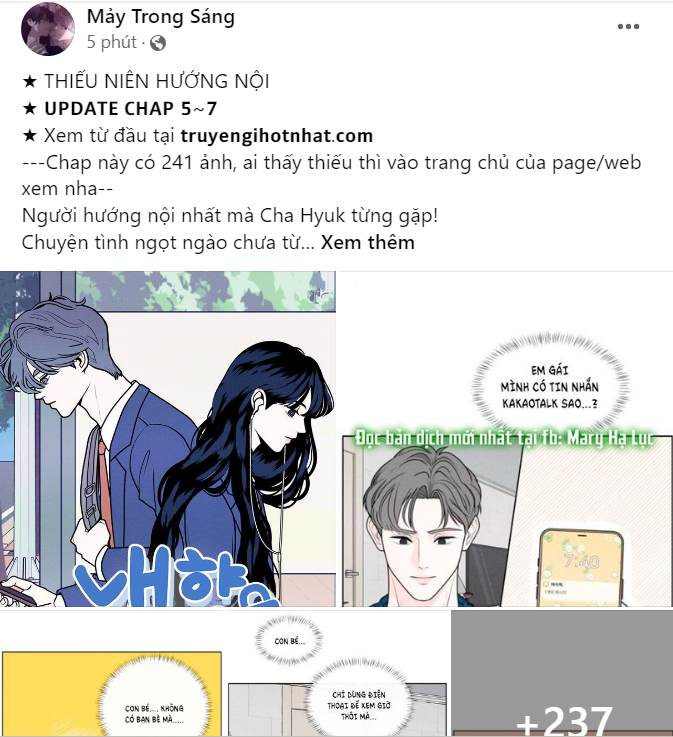 thiếu niên hướng nội Chap 6.2 - Next Chap 6.1