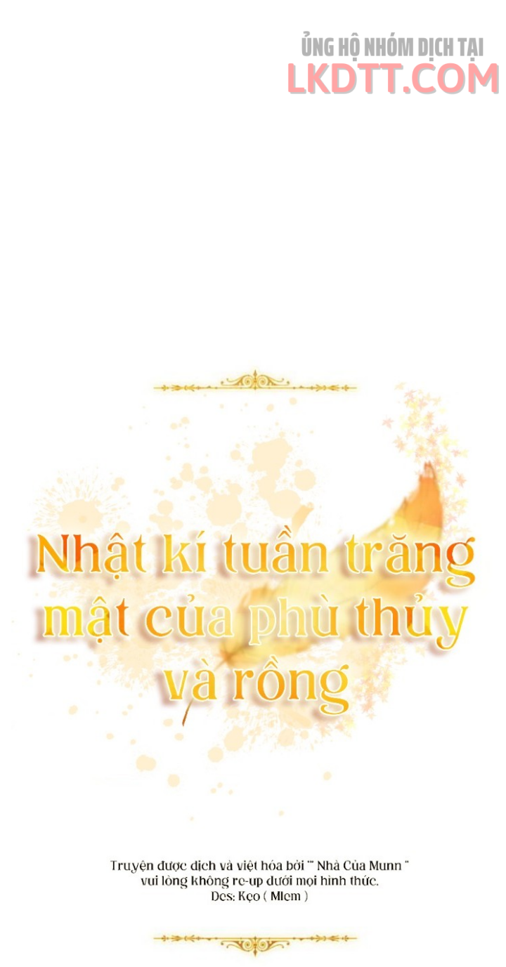 nhật ký tuần trăng mật của phù thủy và rồng Chap 43.1 - Trang 2