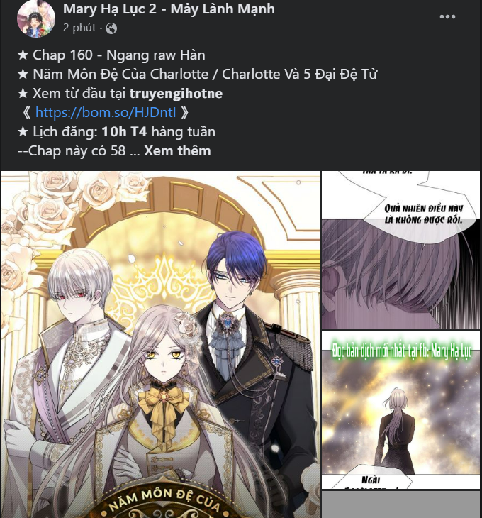 Năm Môn Đệ Của Charlotte Chap 160.2 - Next Chap 160.1